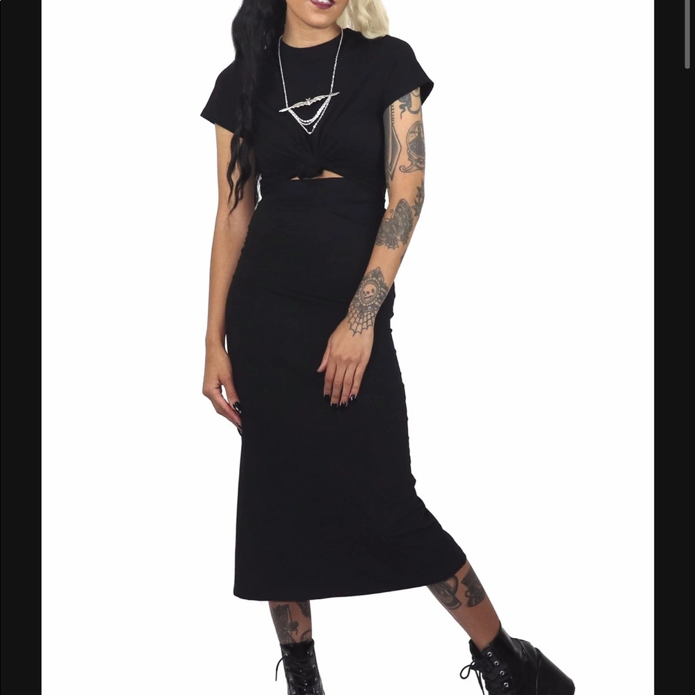Keyhole fox blood Mindy dress never worn new